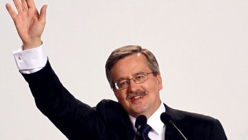 Новый президент Польши Бронислав Коморовский