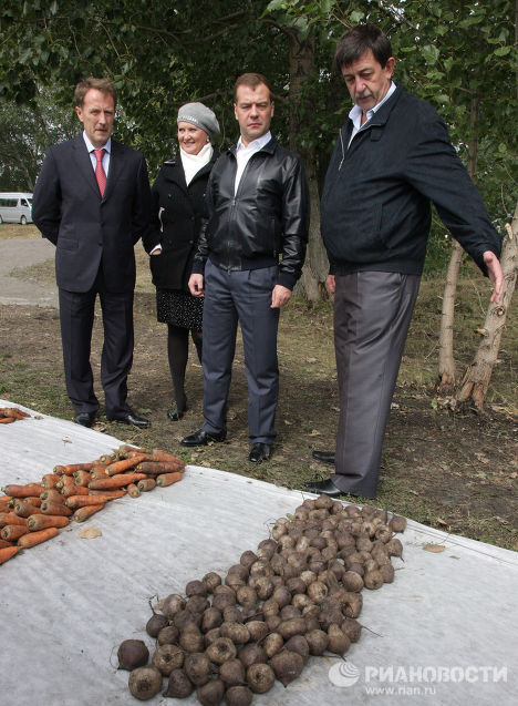 Рабочая поездка Д.Медведева в Воронежскую область