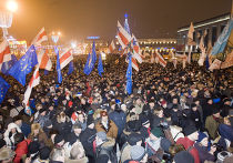 Акция протеста белорусской оппозиции Акция протеста белорусской оппозиции Толочко