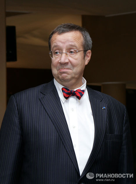 Президент Эстонии Тоомас Хендрик Ильвес