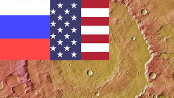 Марс: США и Россия