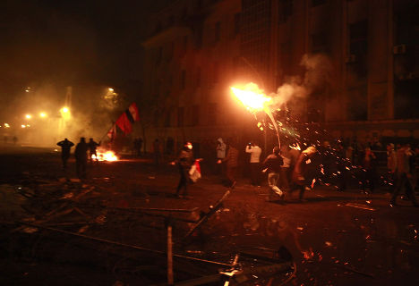 Ночные беспорядки в Каире