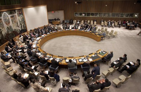 Заседание Совета Безопасности ООН по сирийской резолюции