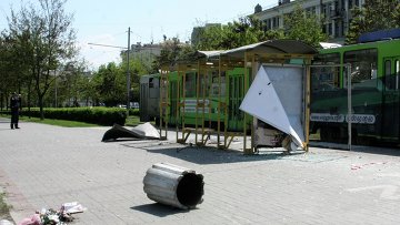 На месте взрыва в Днепропетровске