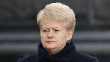 Президент Литвы  Даля Грибаускайте 