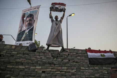 Сторонники свергнутого президента Мухаммеда Мурси 
