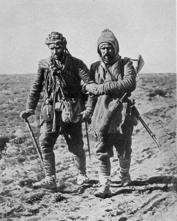 Турецкие солдаты после Балканской войны