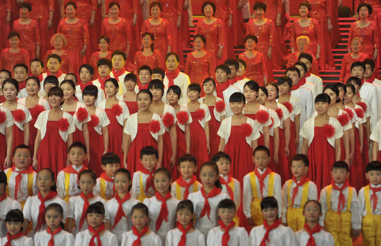 Концерт в честь 120-летнего юбилея Мао Цзедуна