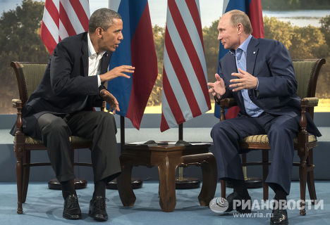 Владимир Путин встретился с Бараком Обамой в рамках саммита G8