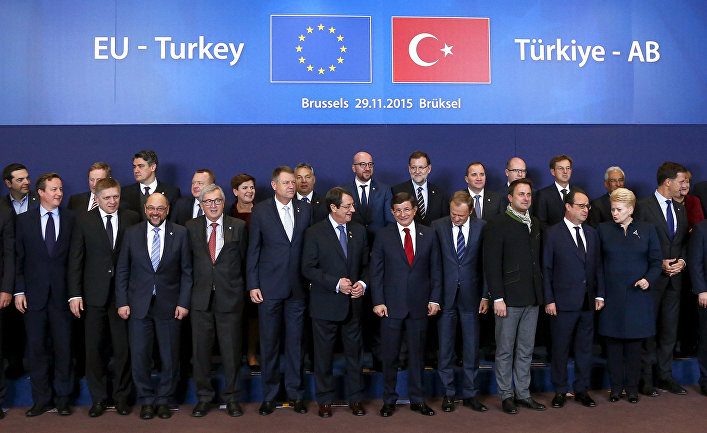 Саммит ЕС и Турции, посвященный проблеме беженцев