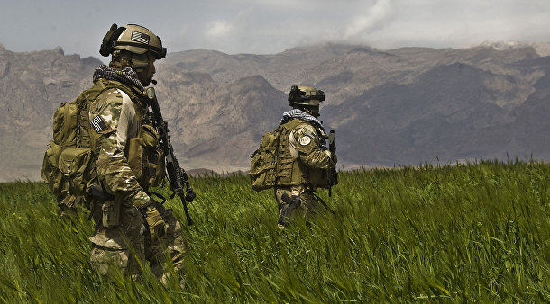 Солдаты из 3-й группы сил специального назначения армии США