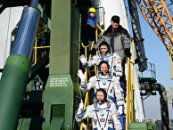 Старт космического корабля "Союз ТМА-19М" с космодрома Байконур Старт космического корабля "Союз ТМА-19М" с космодрома Байконур