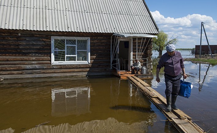 Паводок в Омской области