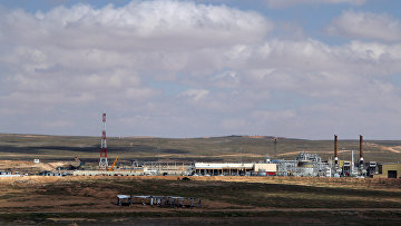 Газовое месторождение "Аш-Шаер" на западе провинции Ракка