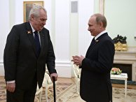 Президент России В.Путин встретился с президентом Чешской Республики М.Земаном