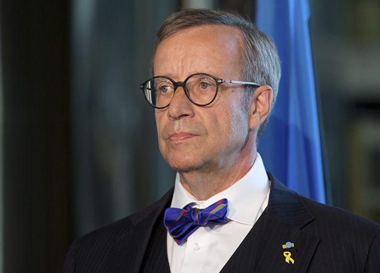 Президент Эстонии Тоомас Хендрик Ильвес