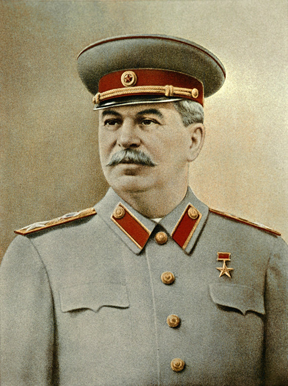 Репродукция фотопортрета Иосифа Виссарионовича Сталина