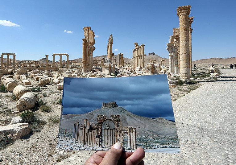 Пальмира в 2014 и 2016