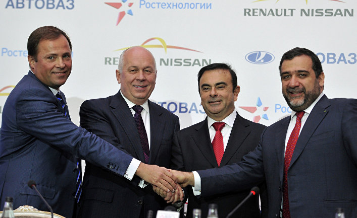 Подписание соглашения между ОАО "АвтоВАЗ" и Renault-Nissan
