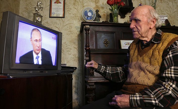 Трансляция «Прямой линии с Владимиром Путиным»