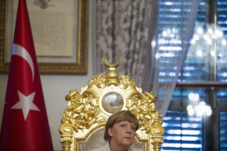 Канцлер Германии Ангела Меркель в Стамбуле