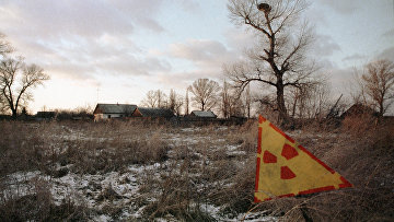 Район, пораженный радиацией в результате аварии на Чернобыльской АЭС