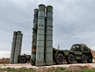 Зенитно-ракетный комплекс С-400 на российской авиабазе Хмеймим, Сирия Зенитно-ракетный комплекс С-400 на российской авиабазе Хмеймим, Сирия