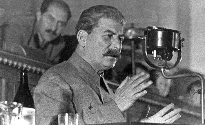 Выступление Иосифа Сталина в Кремле