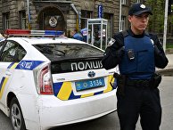Сотрудники Украинской полиции в Киеве Сотрудники Украинской полиции в Киеве