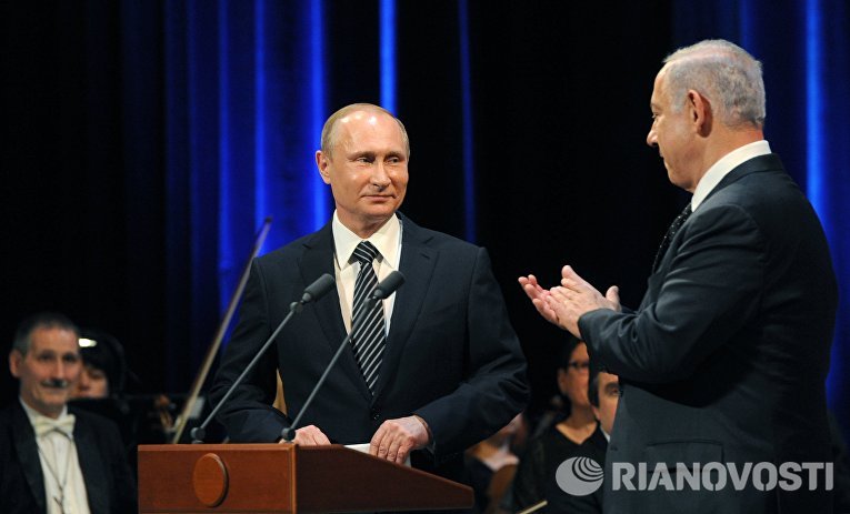 Встреча президента РФ Владимира Путина с премьер-министром Израиля Беньямина Нетаньяху