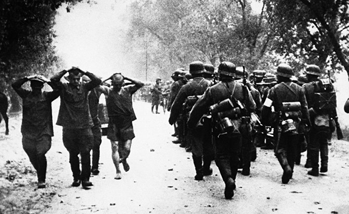 Пленные Красноармейцы 1941 На Немецких Фото