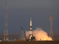 Старт космического корабля "Союз ТМА-19М" с космодрома Байконур Старт космического корабля "Союз ТМА-19М" с космодрома Байконур