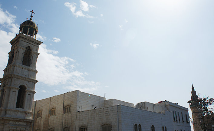 Мечети и христианские храмы в Дамаске 