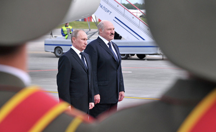 Визит президента РФ Владимира Путина в Минск