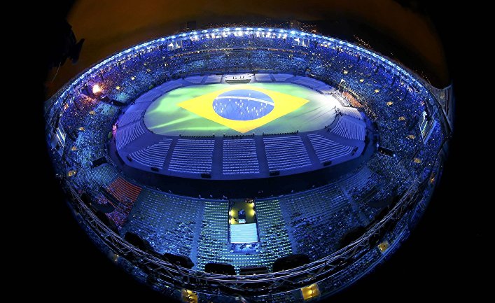 Церемония закрытия Олимпийских игр в Рио-де-Жанейро