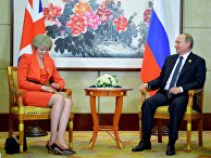Президент РФ Владимир Путин и премьер-министр Великобритании Тереза Мэй во время саммита G20 Президент РФ Владимир Путин и премьер-министр Великобритании Тереза Мэй во время саммита G20