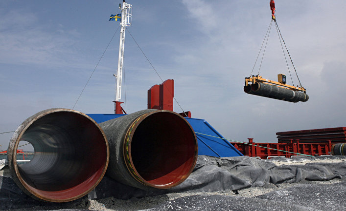 Cтроительство газопровода «Северный поток» (Nord Stream)