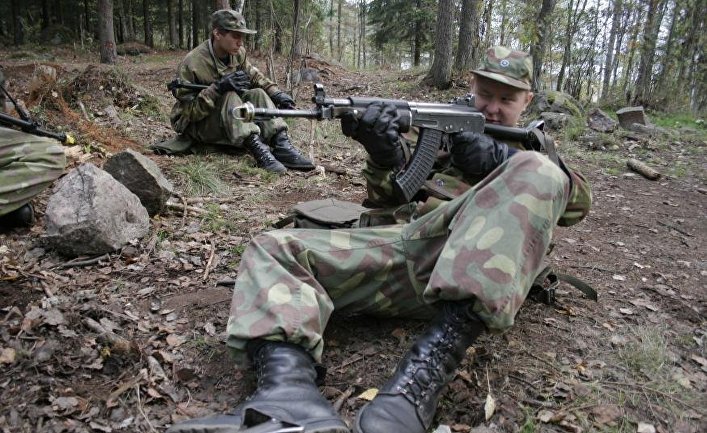 Финские военнослужащие