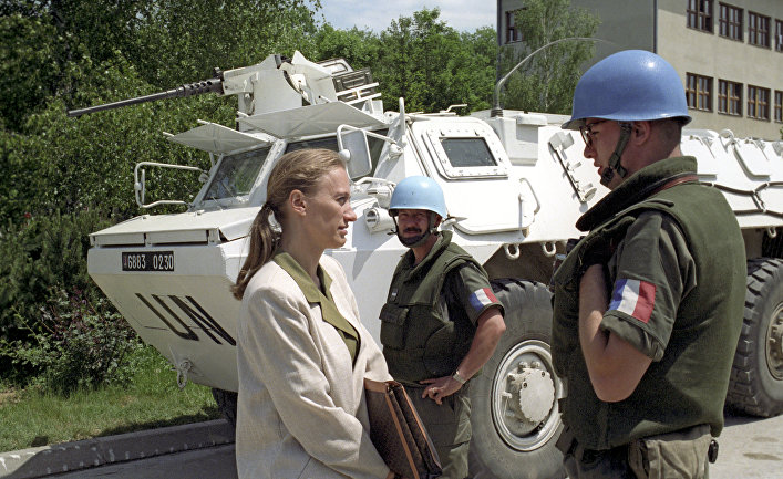 Май 1992 года. Войска ООН на улицах Сараево