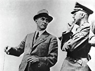 Макс Фауст и рейхсфюрер СС Генрих Гиммлер (слева направо). Архивное фото