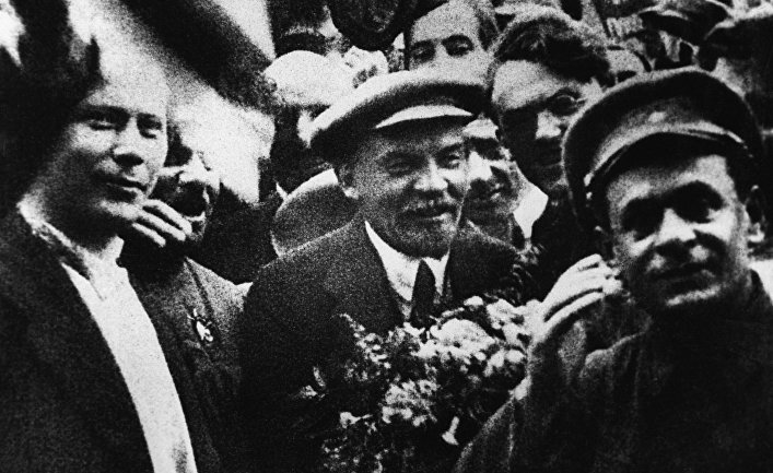 В.И. Ленин на II конгрессе Коминтерна