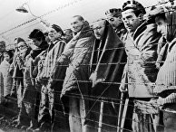 Узники концентрационного лагеря Освенцим, освобожденные войсками Красной армии в январе 1945 года