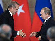 Президент РФ Владимир Путин и президент Турции Реджеп Тайип Эрдоган Президент РФ Владимир Путин и президент Турции Реджеп Тайип Эрдоган