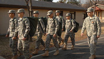 Южнокорейские солдаты в армии США