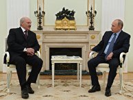 Президент РФ Владимир Путин и президент Белоруссии Александр Лукашенко во время встречи в Москве. 22 ноября 2016 Президент РФ Владимир Путин и президент Белоруссии Александр Лукашенко во время встречи в Москве. 22 ноября 2016