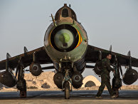 Самолет Су-22 сирийских ВВС Самолет Су-22 сирийских ВВС