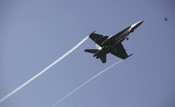 Американские истребитель F-16