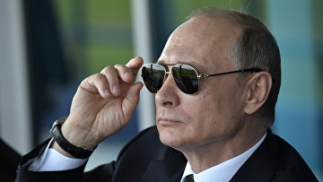 Владимир Путин на салоне МАКС-2017. 18 июля 2017