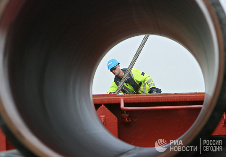 Cтроительство газопровода "Северный поток" (Nord Stream)
