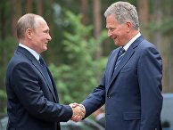 Президент РФ Владимир Путин и президент Финляндии Саули Ниинистё Президент РФ Владимир Путин и президент Финляндии Саули Ниинистё